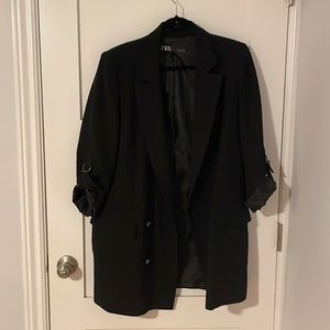 Zara Large Black Blazer.